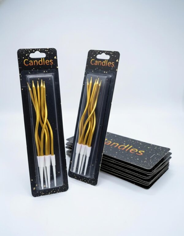 6pcs Spiral Candles 15.5cm for Birthday at Lawat Co