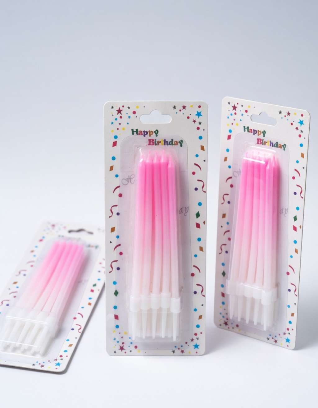 Birthday Candles for Croquette Decoration Colorful Party Milky Candles (10 pieces) | Lawat Co - Image 3
