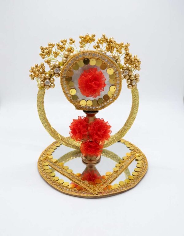 Golden Halo Surmedani Diya Handcrafted Royal Wedding Decor
