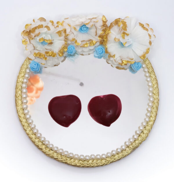 Customized Nikkah Tray Luxury Mirror Ring Tray for Engagement & Proposal Lawat Co.