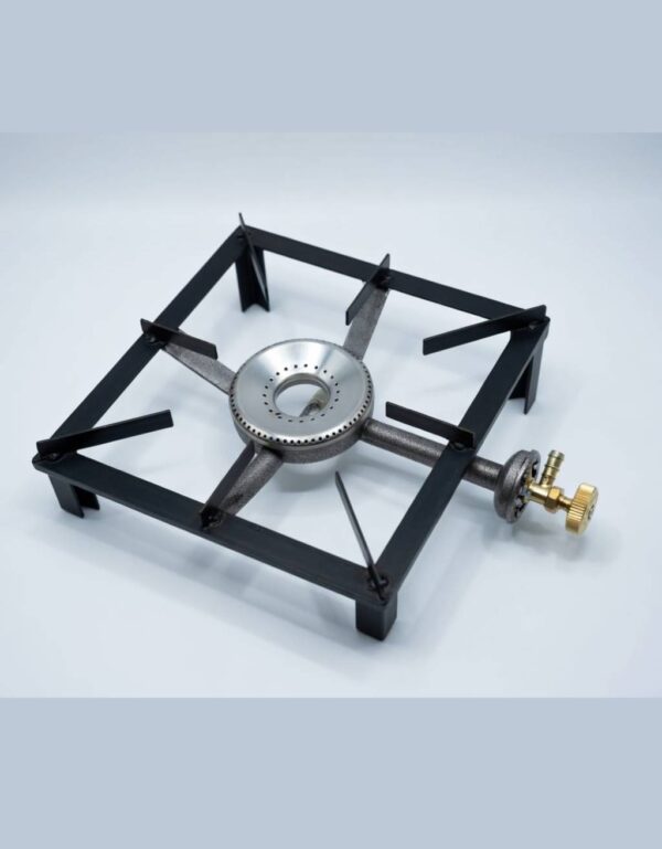 Single Burner Gas Stove for LPG & Natural Gas: Compact Kitchen Gas Burner for domestic use by Lawat Co.