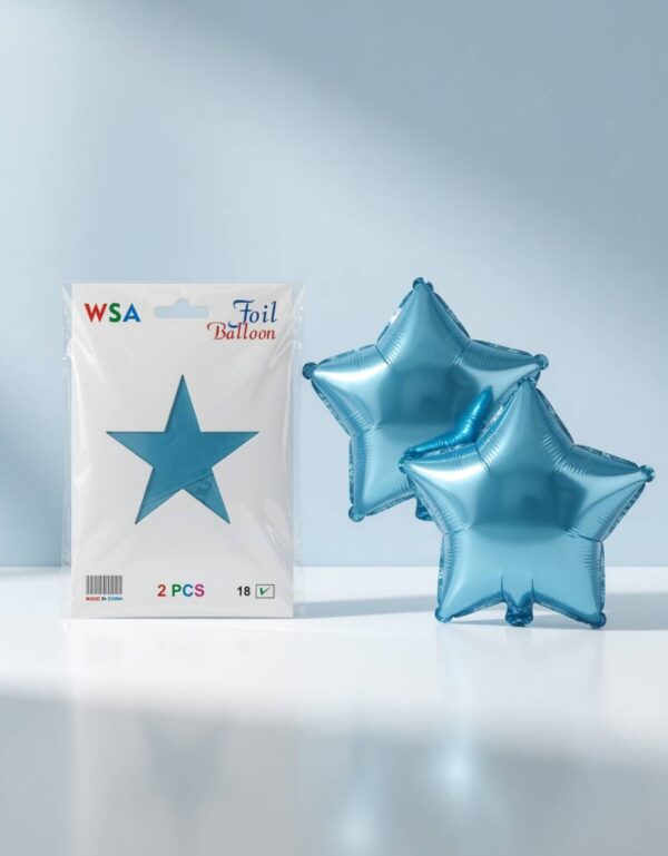 18-Inch Star Foil Balloons | Shiny Party Decoration Balloons for Birthday, Wedding & Events Lawat Co.