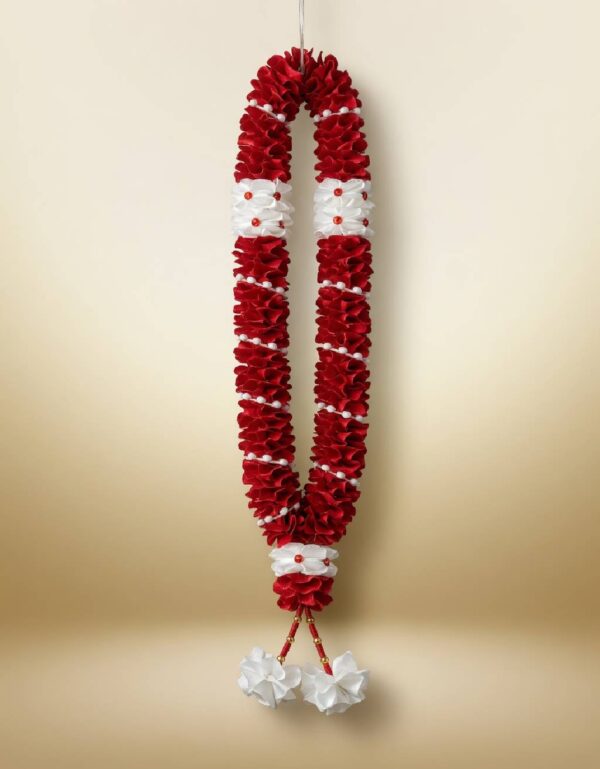 Wedding Mala Haar Garland Set with Artificial Flowers | Lawat Co.
