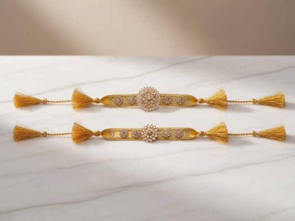 Handmade Ghana Pair for Wedding & Mehndi Ceremonies Traditional Hand Accessories | Lawat Co.