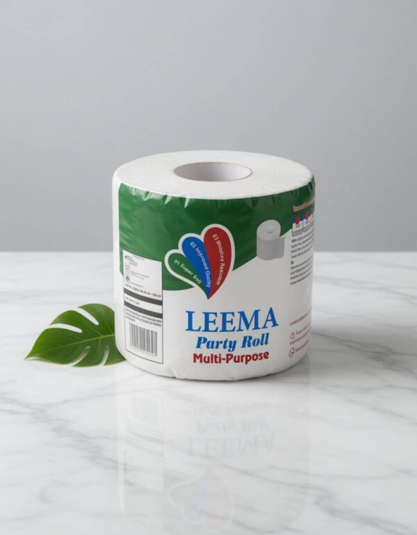 Leema Party Roll Multi-Purpose Tissues Soft & Absorbent Tissue Roll | Lawat Co.