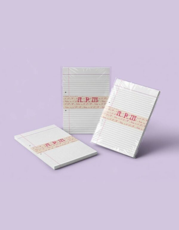 Lined Writing Sheets for Academic Notes & Professional Use | Premium Note-Taking Paper | Lawat Co.