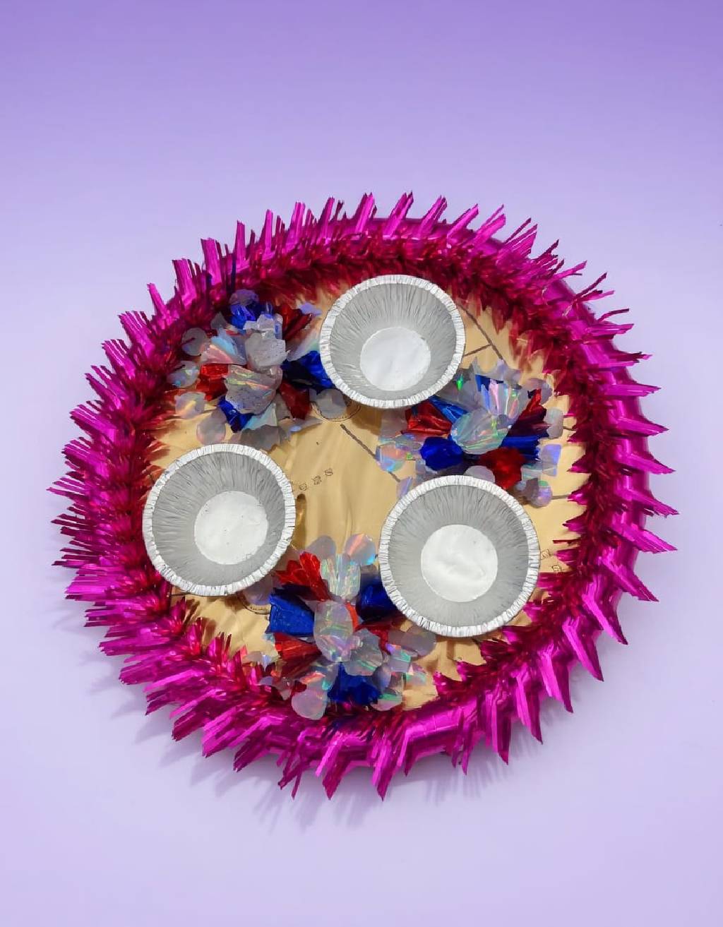 Handcrafted Mehndi Thaal Decorative Plate for Wedding Ceremonies and Event Centerpiece | Lawat Co.