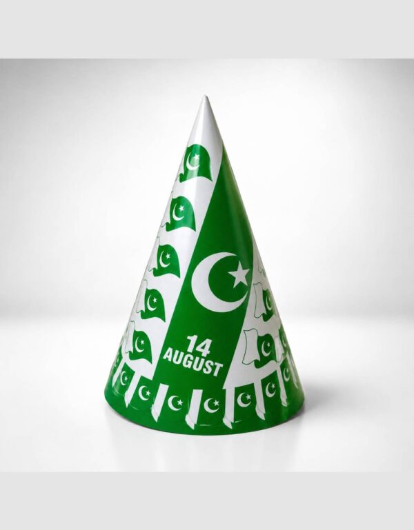 12 Pcs Pakistan Independence Day Kids Party Hats