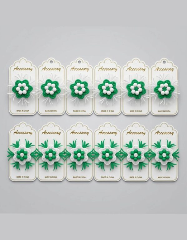 14th August Pakistan Independence Day Hair Clip 12 pieces
