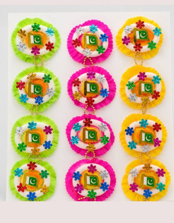 14 August Pakistan Independence Day Button Badge Set (12 Pieces)