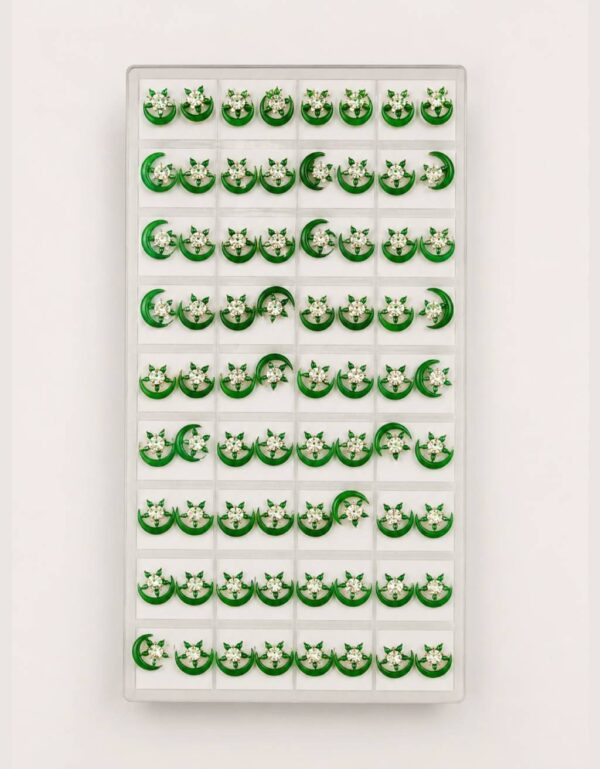 Pakistan Independence Day Ear Tops Set 36 Pairs for Girls & Kids