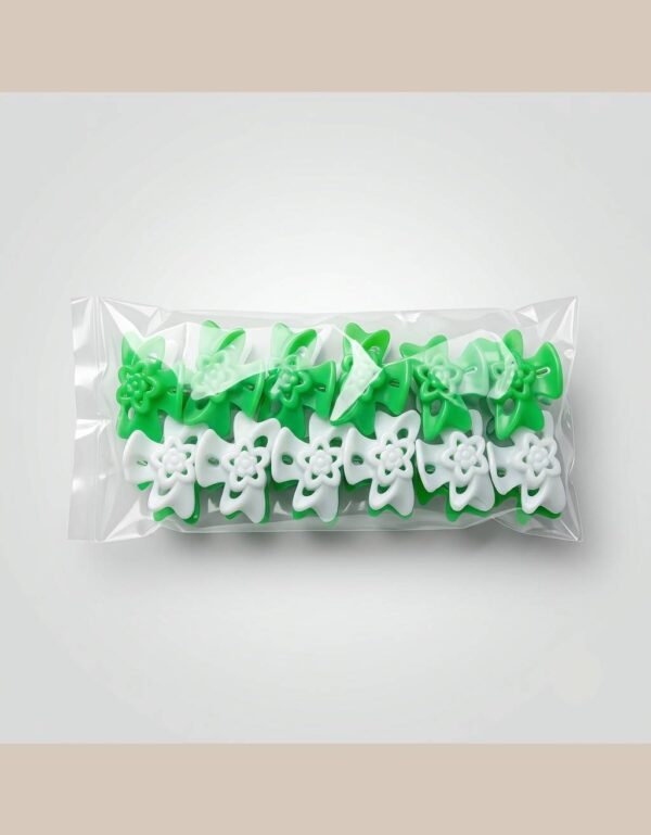 Mini Plastic Hair Claw Clips Set 12 pieces