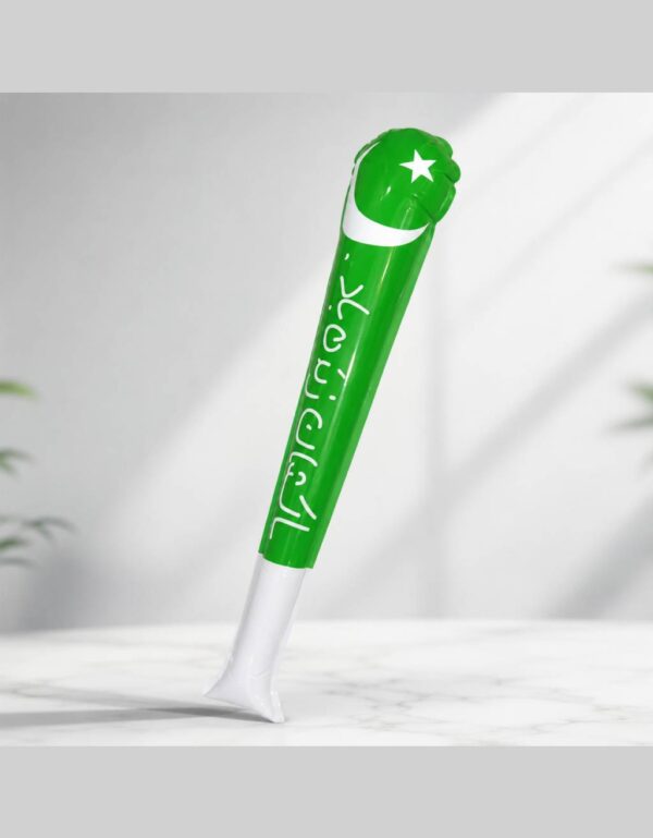 Pakistan Flag Baseball Bat Balloon Independence Day Party Decor