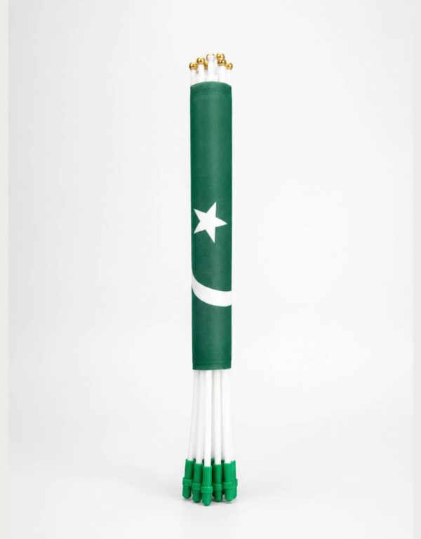 August 14 Handheld and Bike-Mounted Pakistan Flag 12 pieces