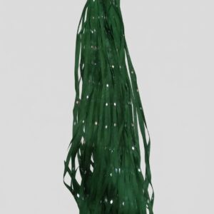 12-Piece Green Masehri Larri Mirror Work Decoration Mehndi & Wedding Decor
