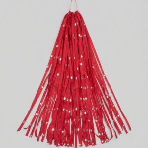 12-Piece Red Masehri Larri Mirror Work