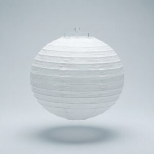 16 Inch White Round Paper Lantern