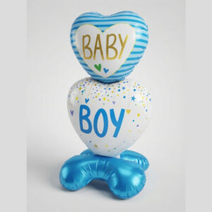 Baby Boy Heart Airloonz Foil Balloon 42–44 Inch
