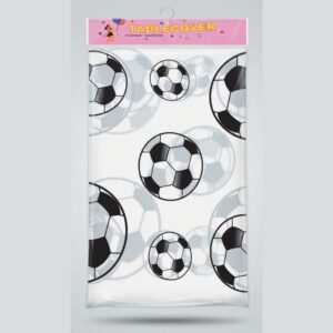 Football Printed Plastic Table Cover 54 × 72 Inches