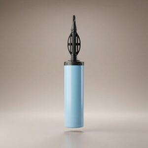 Light Blue Manual Balloon Hand Pump Portable Balloon Inflator for Party Decorations