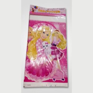 Pink Barbie Plastic Table Cover Party Decoration