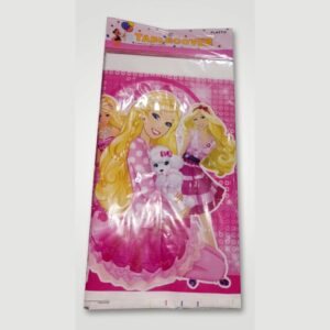 Pink Barbie Plastic Table Cover for Birthday Party Decoration