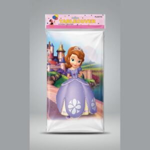 Princess Sofia Plastic Table Cover 54 × 72 Inches