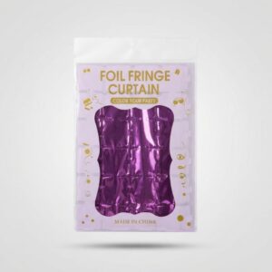 Purple Foil Fringe Curtain Party Backdrop Decoration