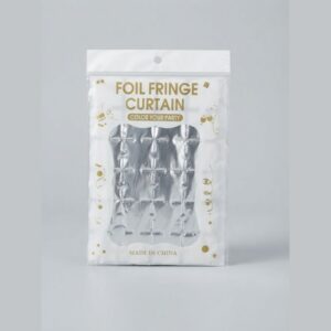 Silver Foil Fringe Curtain Party Decoration Backdrop