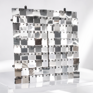 Silver Shimmer Sequin Backdrop Wall Panel