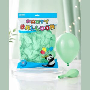 100 Green Balloons Party Latex Balloons for Party Decorations