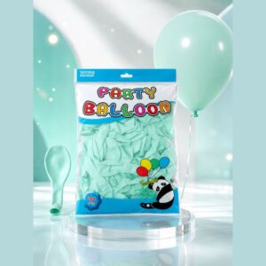 100 Pcs Pastel Light Blue Tiffany Party Balloons Latex Party Decoration