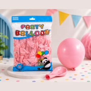100 pcs Pink Tongle Latex Balloons Party & Birthday Decoration