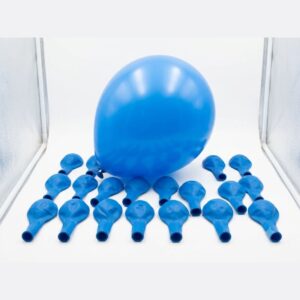 18-Inch Large Birthday Balloon, Blue Latex Party Balloon, 1-Piece