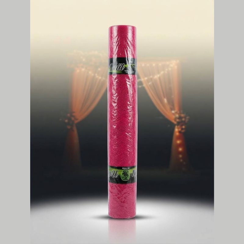 Dark Pink Magenta Decorative Net Roll