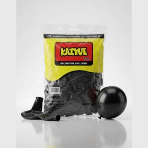 Kaiyue Black Decorator Balloons 100 Pieces