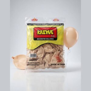 Kaiyue Decorator Balloons 100 Pieces Helium Quality Biodegradable Latex Balloons