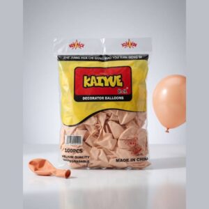 Kaiyue Decorator Balloons 100 Pieces Peach Yellow Latex Party Balloons