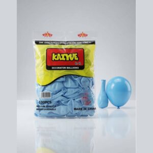 Kaiyue Light Blue Macaron Pastel Decorator Balloons 100 Pieces