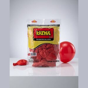Kaiyue Red Decorator Balloons 100 Pieces