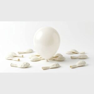 Large Balloon 18 Inch White Latex Balloon 1 Piece