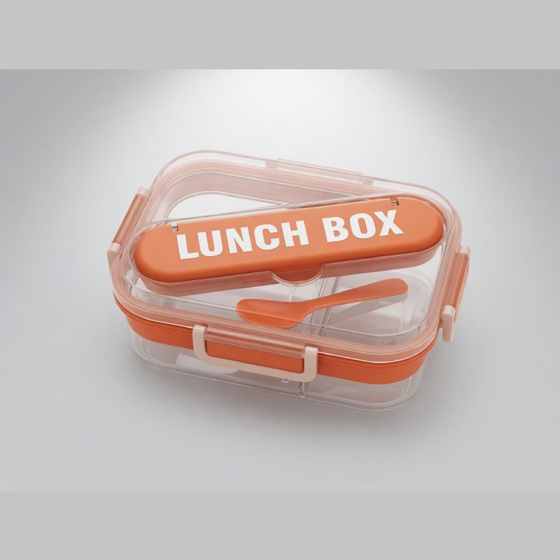 Lunch Box with Clear Transparent Lid Practical Food Storage Box