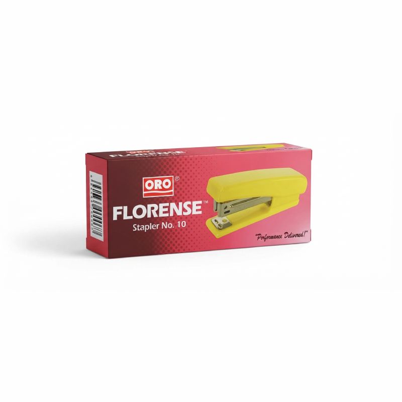 ORO Florense Compact Desktop Stapler No. 10 Ergonomic Office & School - Image 2