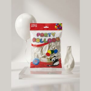 Tongle Party Balloons 100 Pcs Natural Latex Balloons Lawat Co.