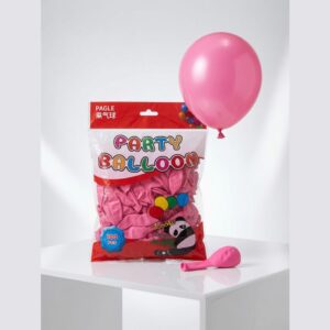 Tongle Party Balloons Pink Pack of 100 Pcs